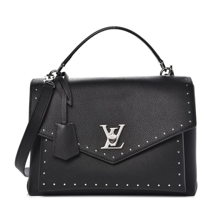 Louis Vuitton Soft Calfskin My Lockme Studs Black 1 of 8