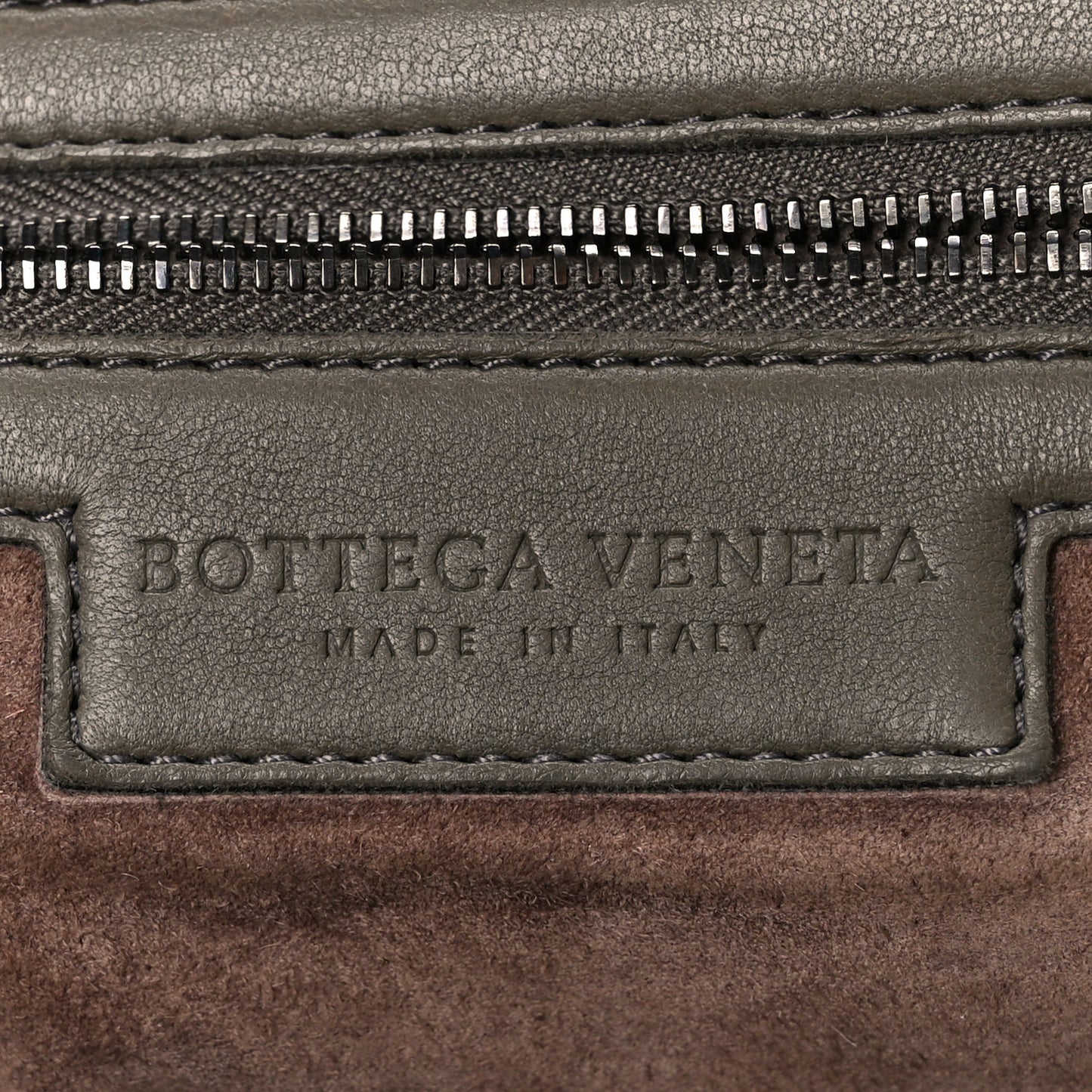 Nappa Intrecciato Nodini Crossbody Messenger Light Grey