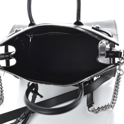 Saint Laurent Grained Calfskin Baby Souple Sac De Jour Black 5 of 12