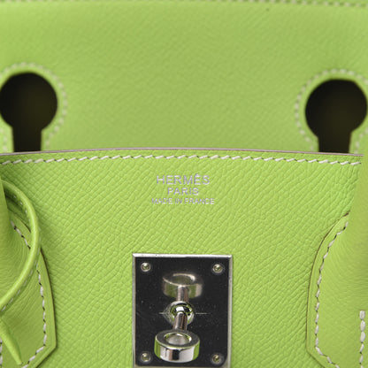 Hermes Epsom Candy Birkin 30 Kiwi Lichen 6 of 10