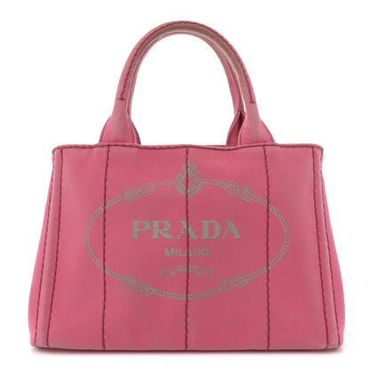 Prada Canapa Small Logo Tote Peonia 1 of 10