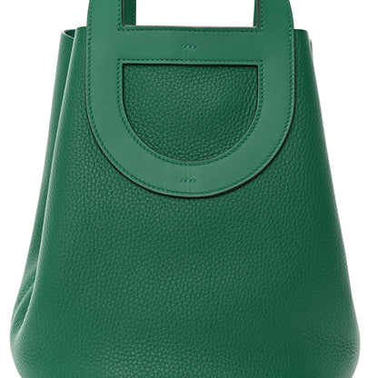 Hermes Taurillon Clemence Swift In-The-Loop 23 Bag Vert Vertigo 7 of 10