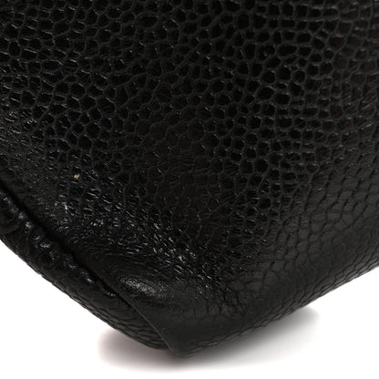 Chanel Caviar Timeless CC Cosmetic Pouch Black 9 of 13