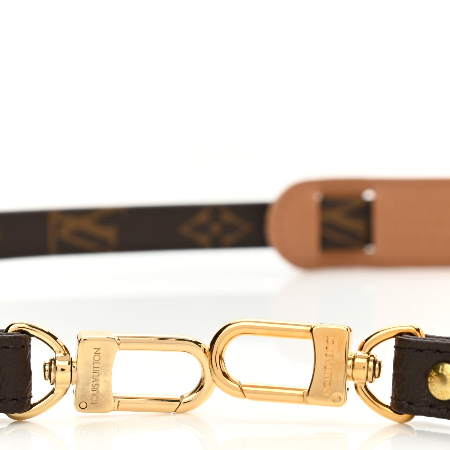 Louis Vuitton Monogram 16mm Adjustable Shoulder Strap 3 of 3