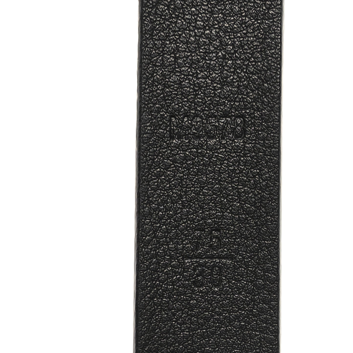Calfskin Embossed LV Initiales 20mm Belt 75 30 Black