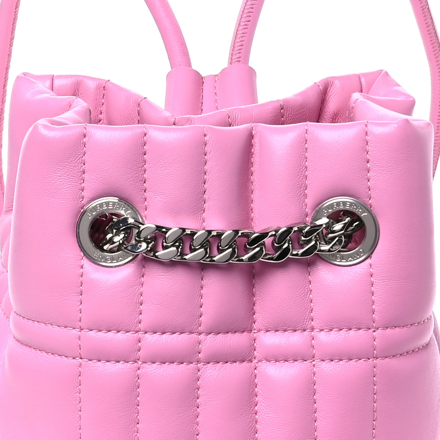 Lambskin Quilted Mini Lola Backpack Primrose Pink