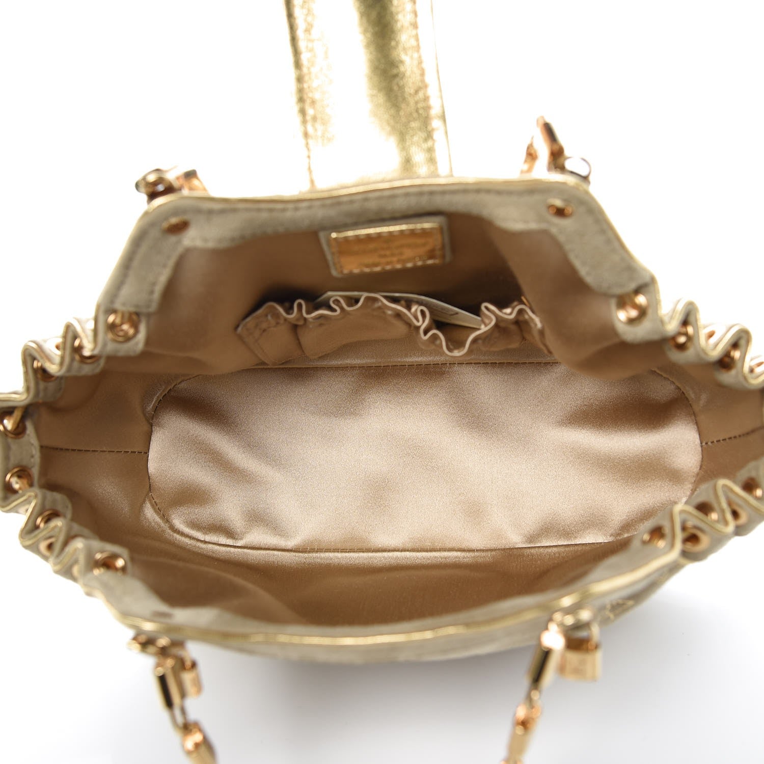 Louis Vuitton Monogram Suede Theda PM Gold 5 of 8