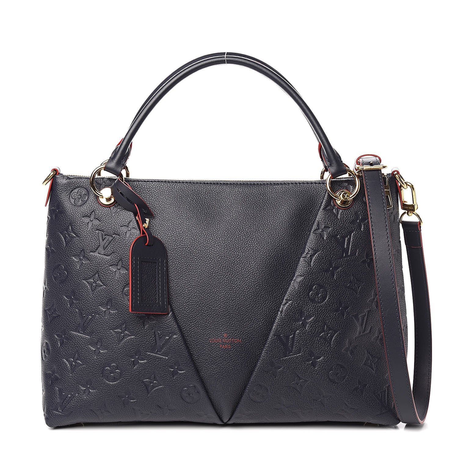Louis Vuitton Empreinte V Tote MM Marine Rouge 1 of 14