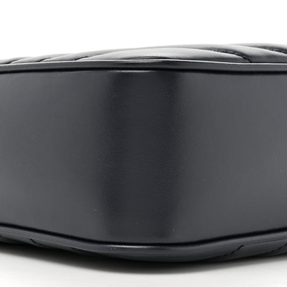 Saint Laurent Calfskin Matelasse Monogram Lou Camera Bag Deep Marine 9 of 10