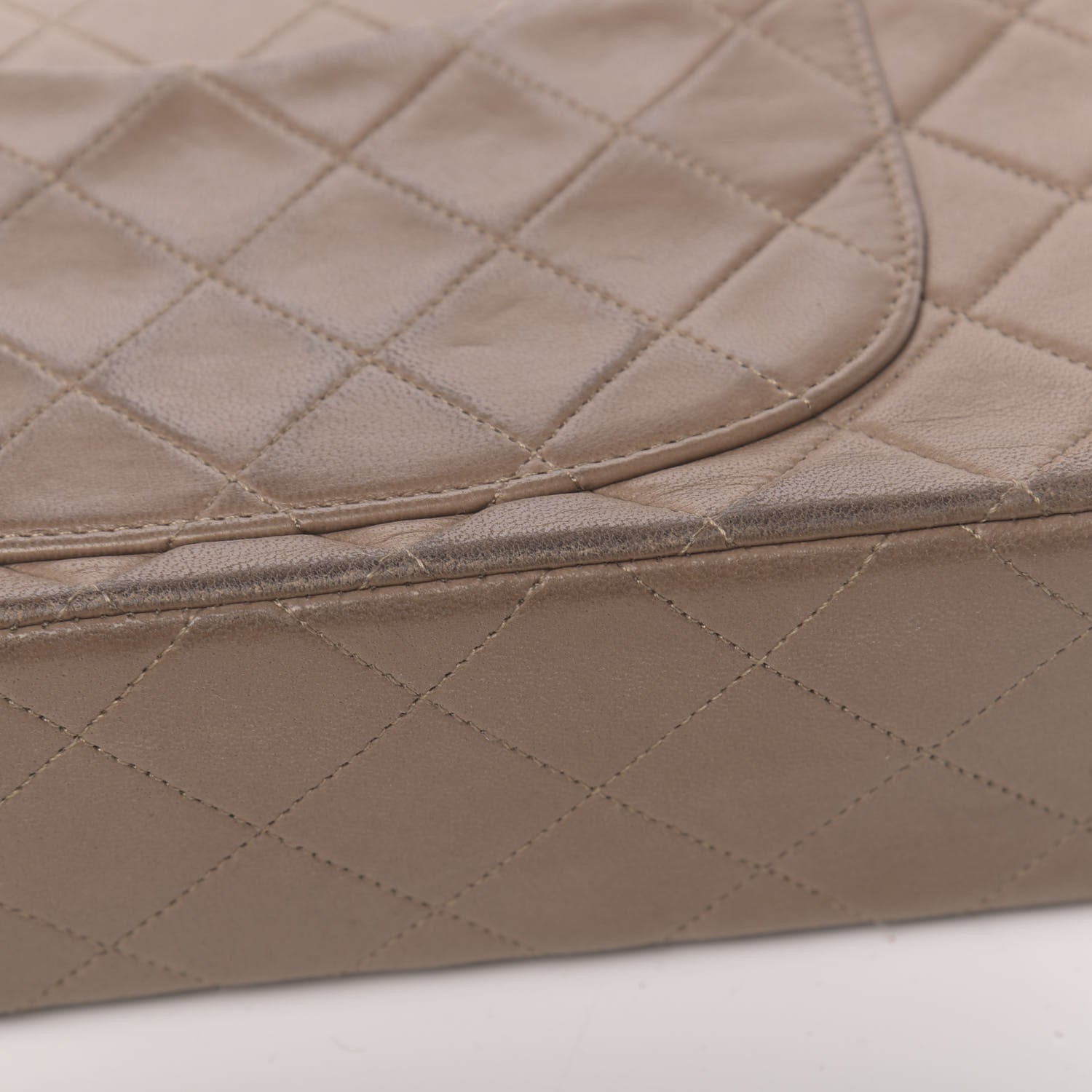 Chanel Lambskin Quilted Small Double Flap Beige 16 of 25