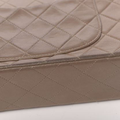 Chanel Lambskin Quilted Small Double Flap Beige 16 of 25