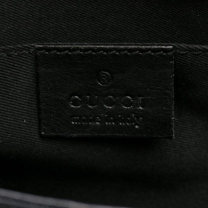 Gucci Monogram Studded Horsebit Clutch Black 6 of 10