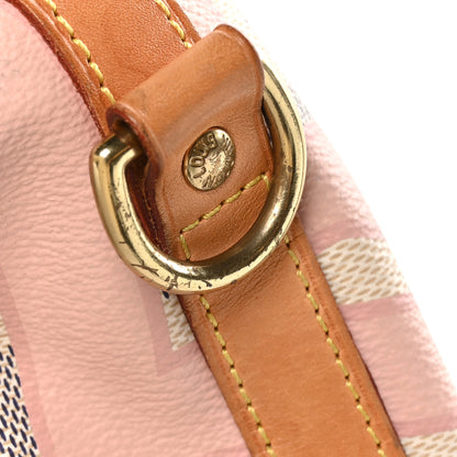 Louis Vuitton Damier Azur Tahitienne Speedy Bandouliere 30 Rose Ballerine 15 of 16