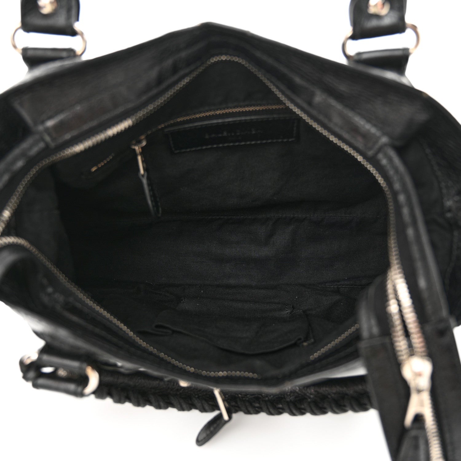 Balenciaga Agneau Giant 12 Silver Hardware Town Black 6 of 17