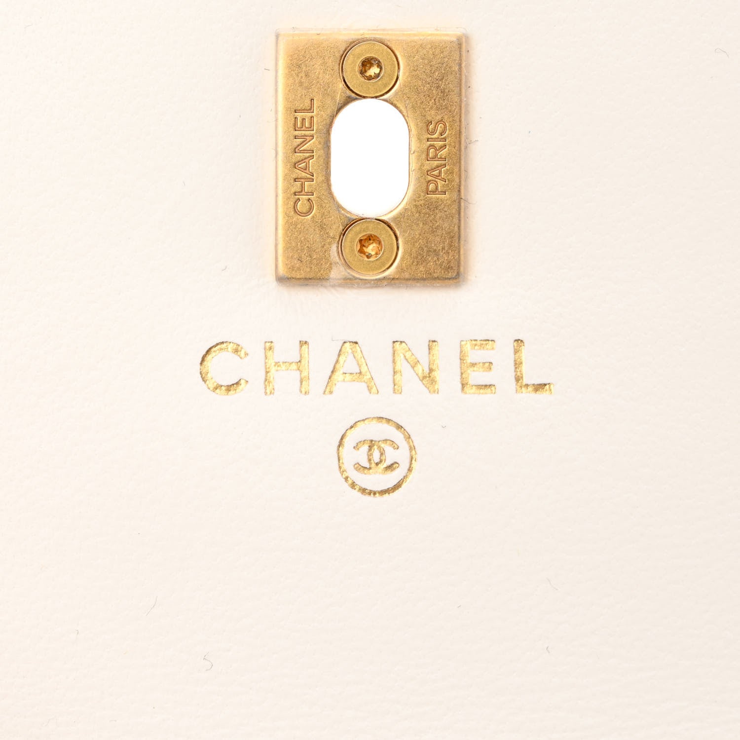 Chanel Lambskin Quilted Pearl Crush Clutch With Chain White 6 of 13