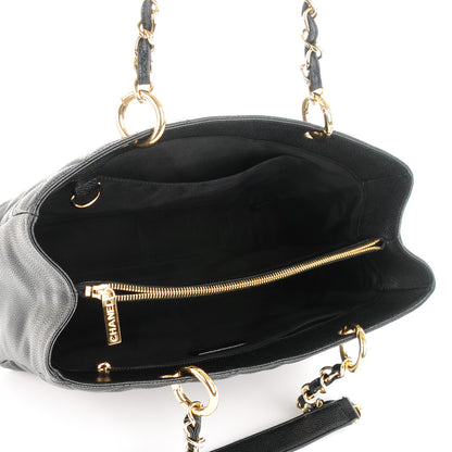 Chanel Caviar Quilted Grand Shopping Tote GST Black 5 of 7