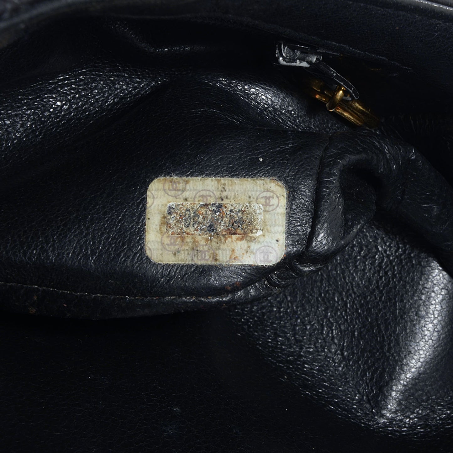 Lambskin Double Sided Small Flap Black