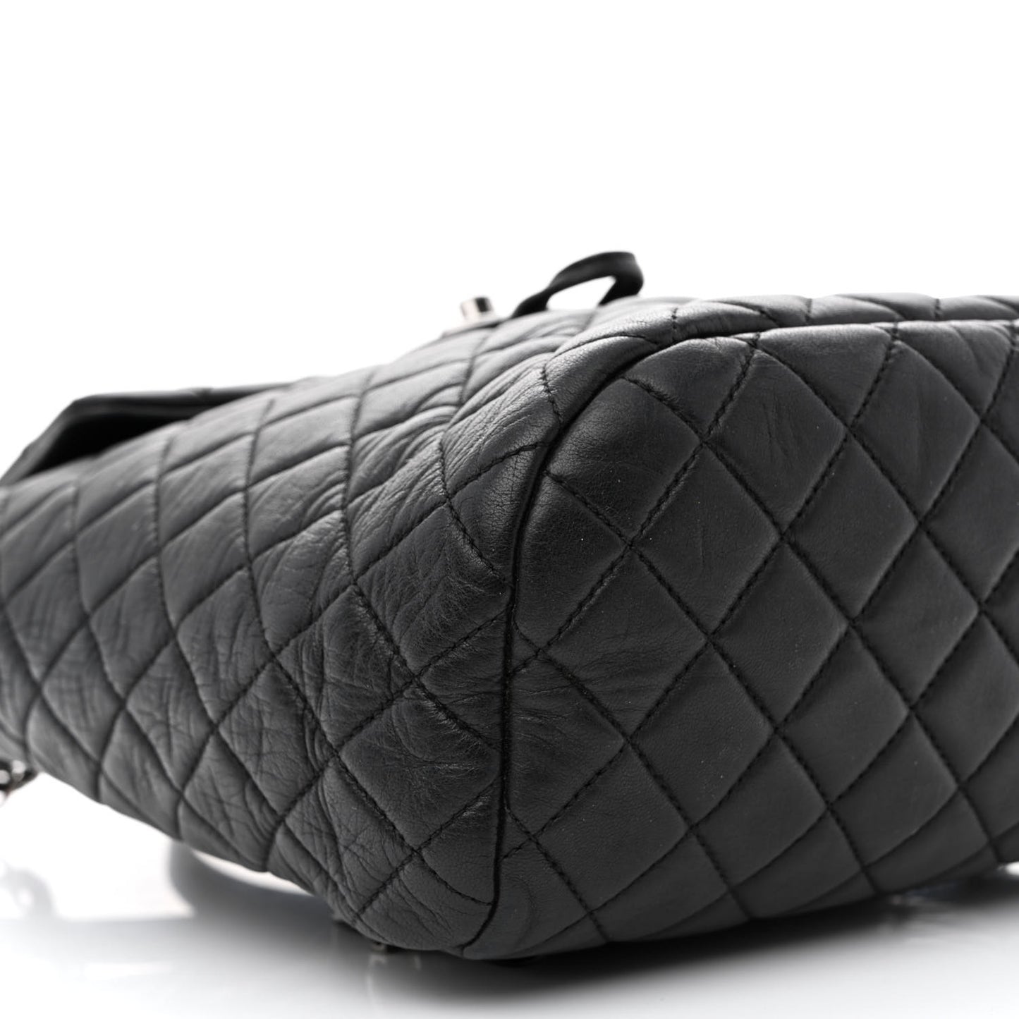 Lambskin Quilted Small Urban Spirit Backpack Black