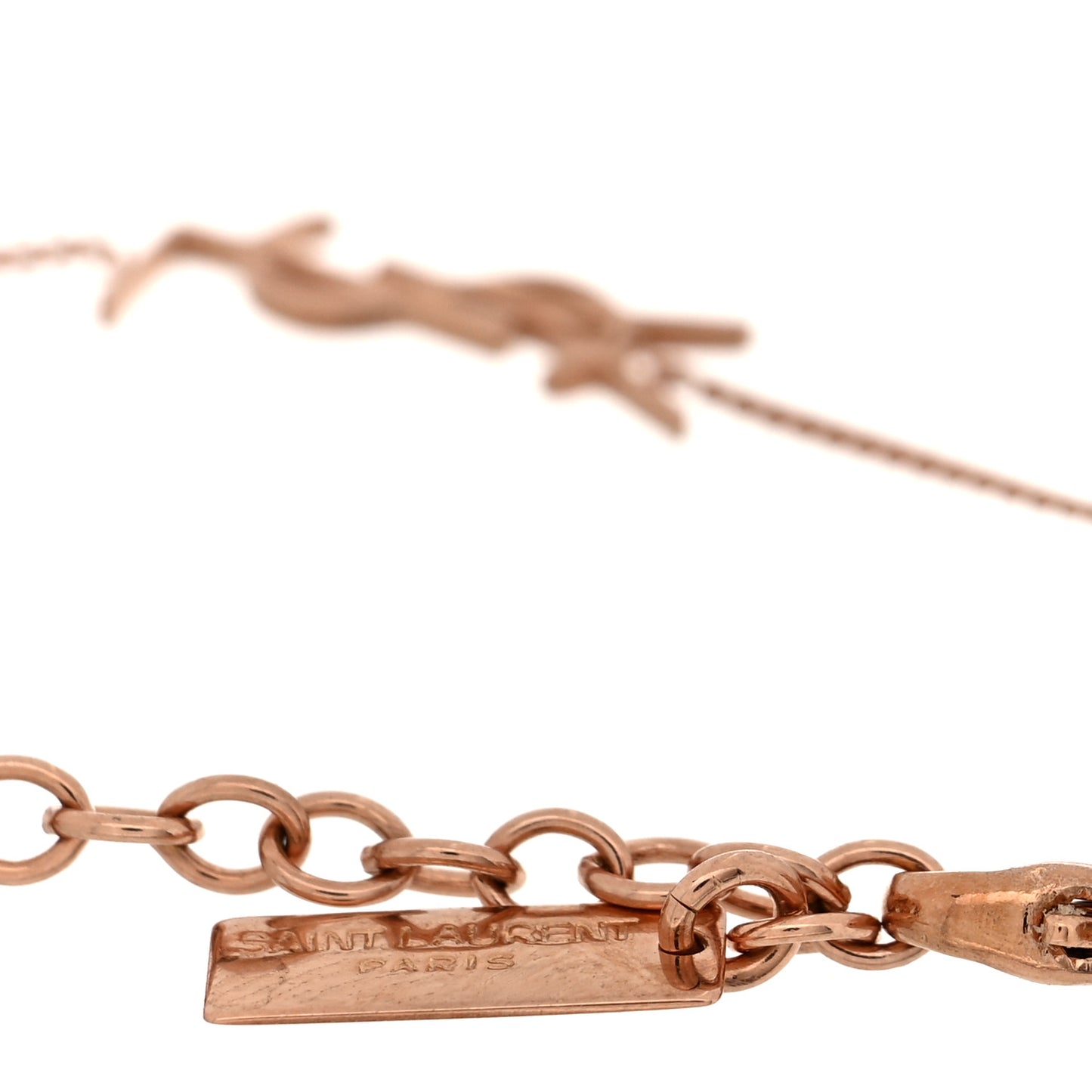 Metal Monogram Cassandre Charm Bracelet Rose Gold