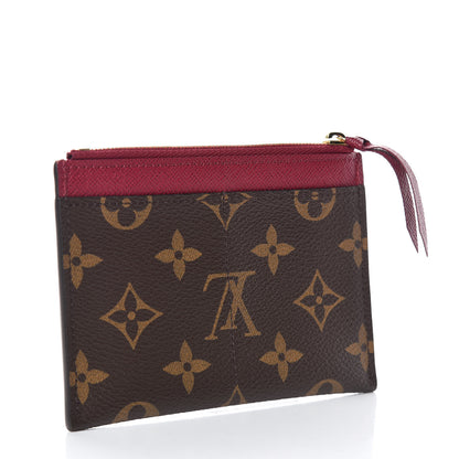 Louis Vuitton Monogram Zipped Card Holder Fuchsia 3 of 6