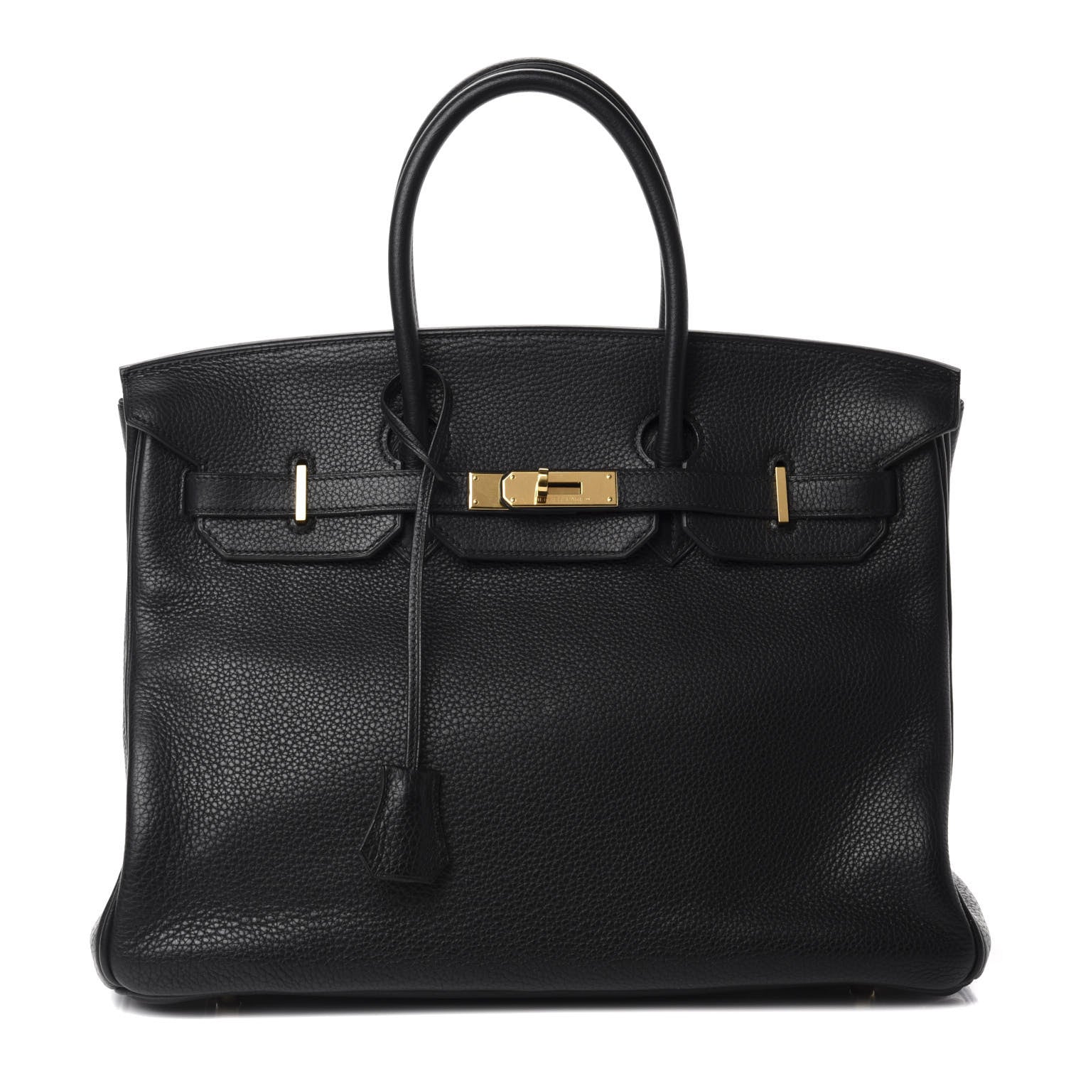 Hermes Taurillon Clemence Birkin 35 Black 1 of 14
