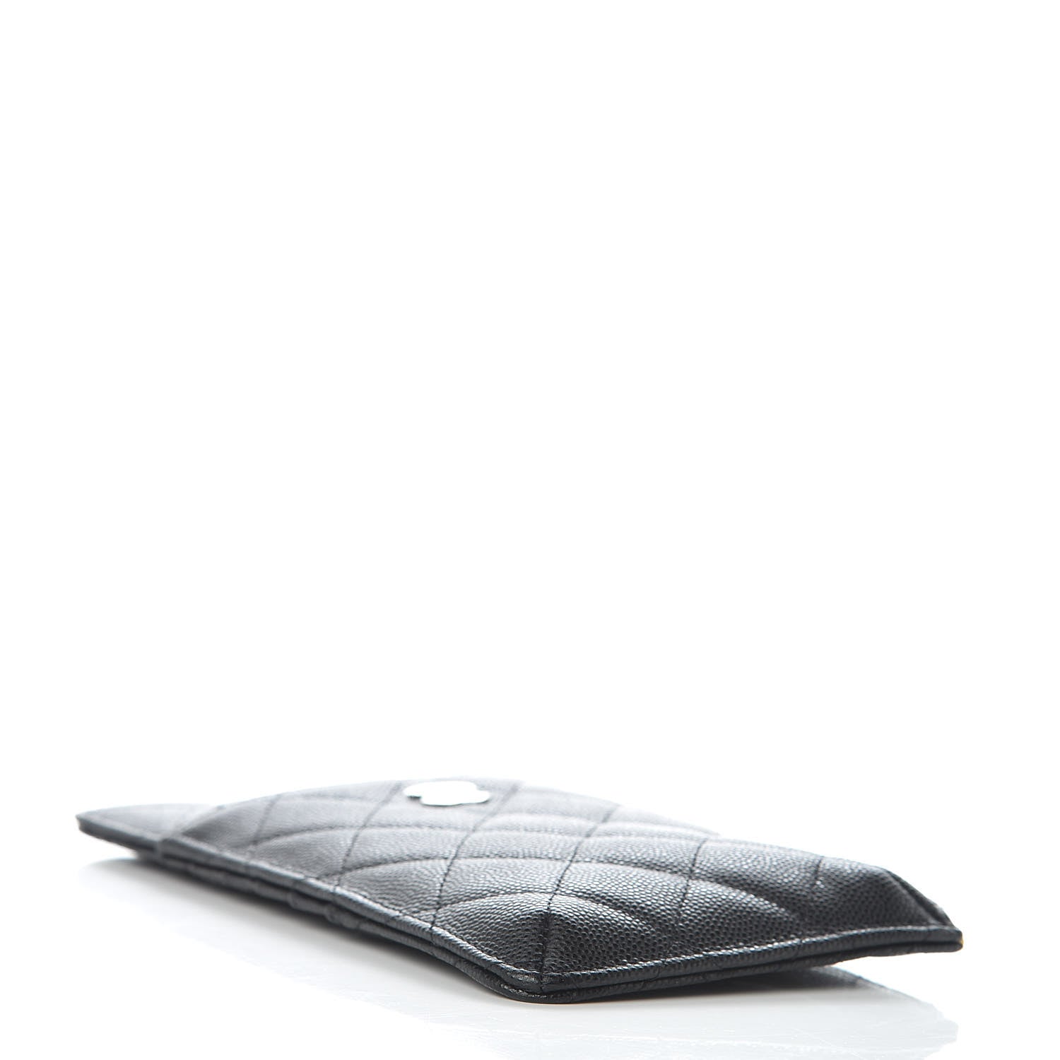 Chanel Caviar Quilted Classic Flat Wallet Pouch Black 4 of 8