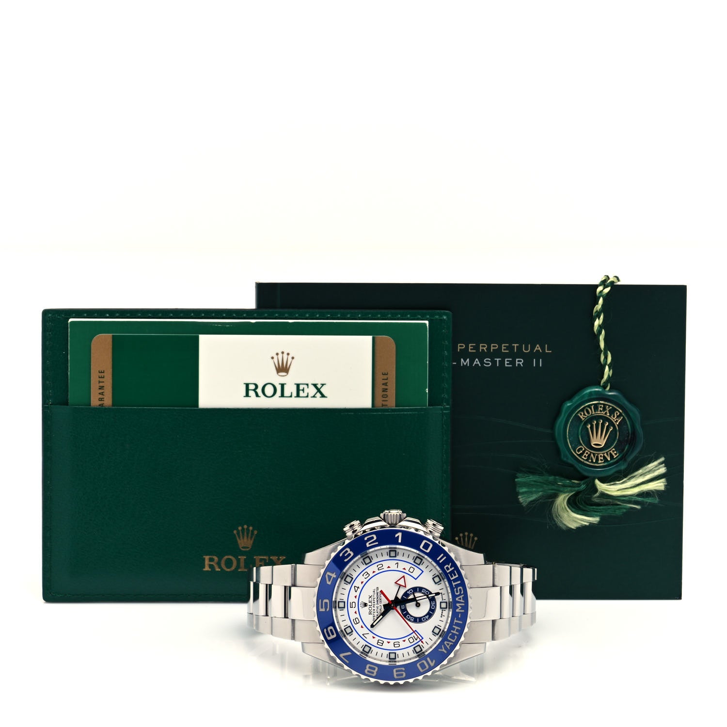 Rolex Stainless Steel 44mm Oyster Perpetual Date Yacht-Master II Watch White 116680 5 of 5