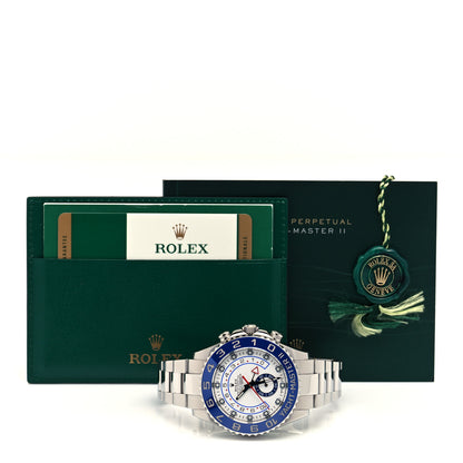 Rolex Stainless Steel 44mm Oyster Perpetual Date Yacht-Master II Watch White 116680 5 of 5