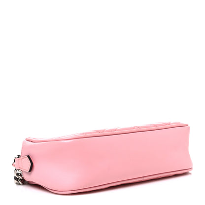 Gucci Calfskin Matelasse Small GG Marmont Camera Bag  Wild Rose 4 of 10