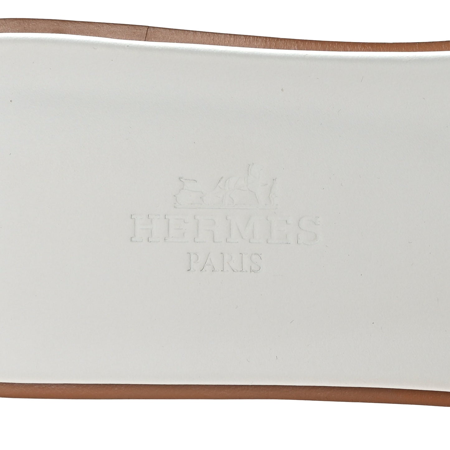 Box Calfskin Oran Sandals 37 White