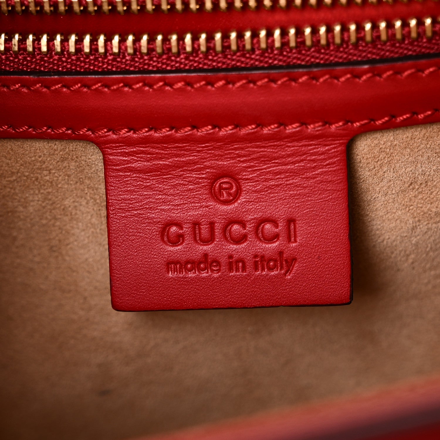 Gucci Calfskin Small Sylvie Shoulder Bag Hibiscus Red 6 of 11