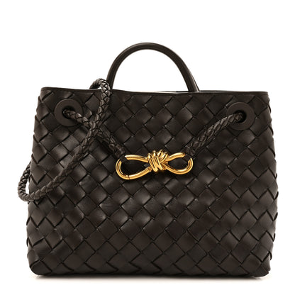 Bottega Veneta Nappa Intrecciato Small Andiamo Shoulder Bag Fondant 1 of 9