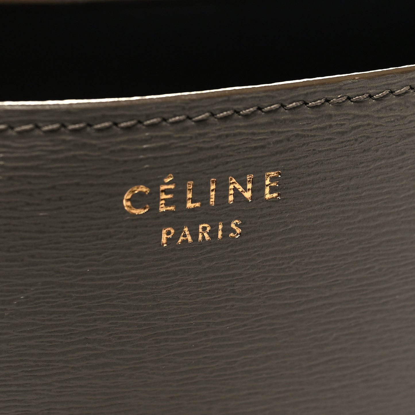 Liege Calfskin Medium Classic Box Flap Bag Souris