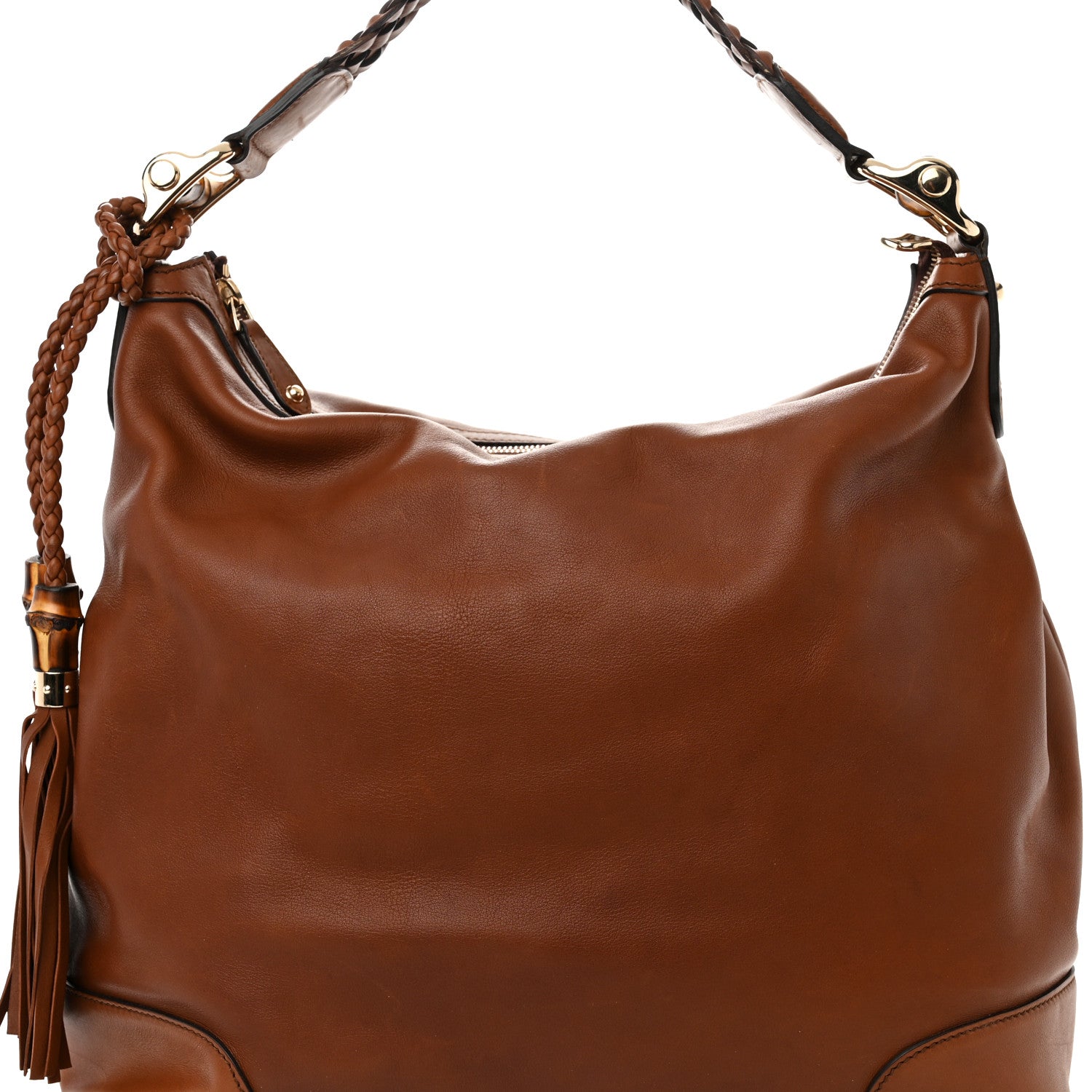 Gucci Calfskin Eva Hobo Brown 8 of 14