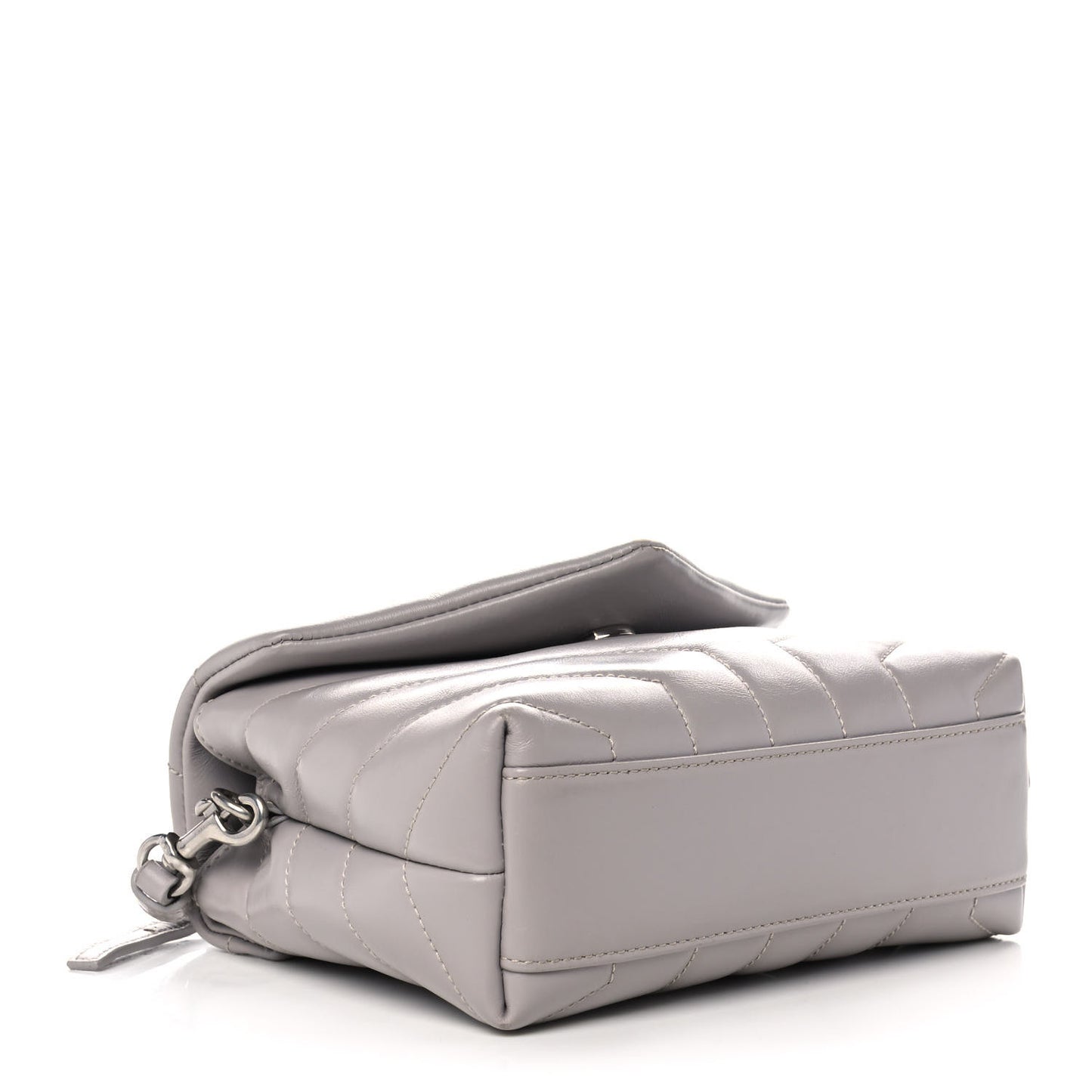 Calfskin Y Quilted Monogram Toy Loulou Satchel Granite