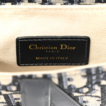 Christian Dior Oblique Mini Saddle Bag Blue 6 of 10
