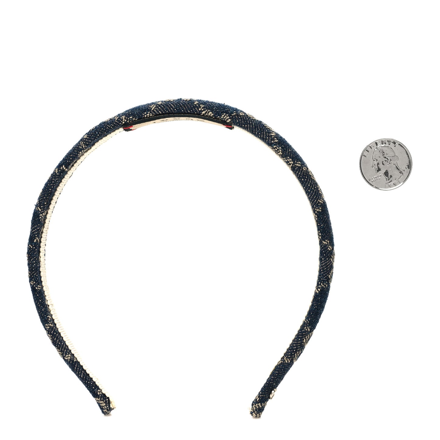 Denim Monogram Headband