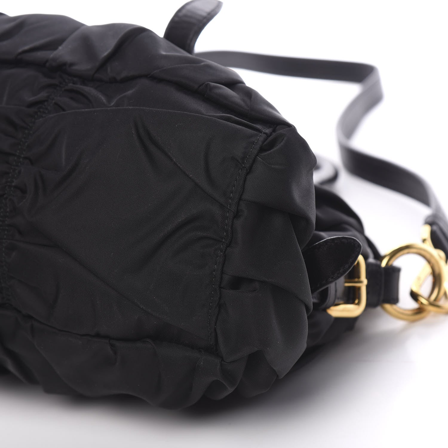 Prada Tessuto Nylon Gaufre Shopping Satchel Black 7 of 8