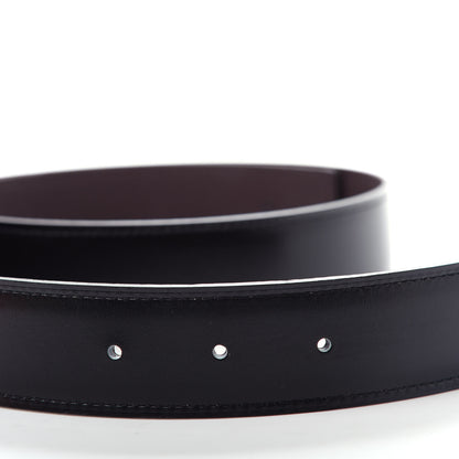Hermes Box Togo 32mm H Belt 85 Black Chocolate 4 of 6