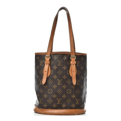 Louis Vuitton Monogram Petit Bucket 23 1 of 26