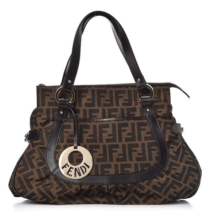 Fendi Zucca Medium Chef Shopper Tote Tobacco 1 of 8