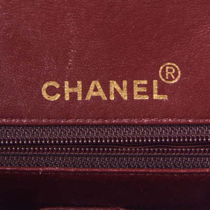 Chanel Lambskin Quilted Medium Double Flap Black 9 of 12
