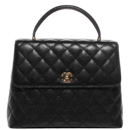 Chanel Caviar Kelly Jumbo Flap Bag Black 1 of 10