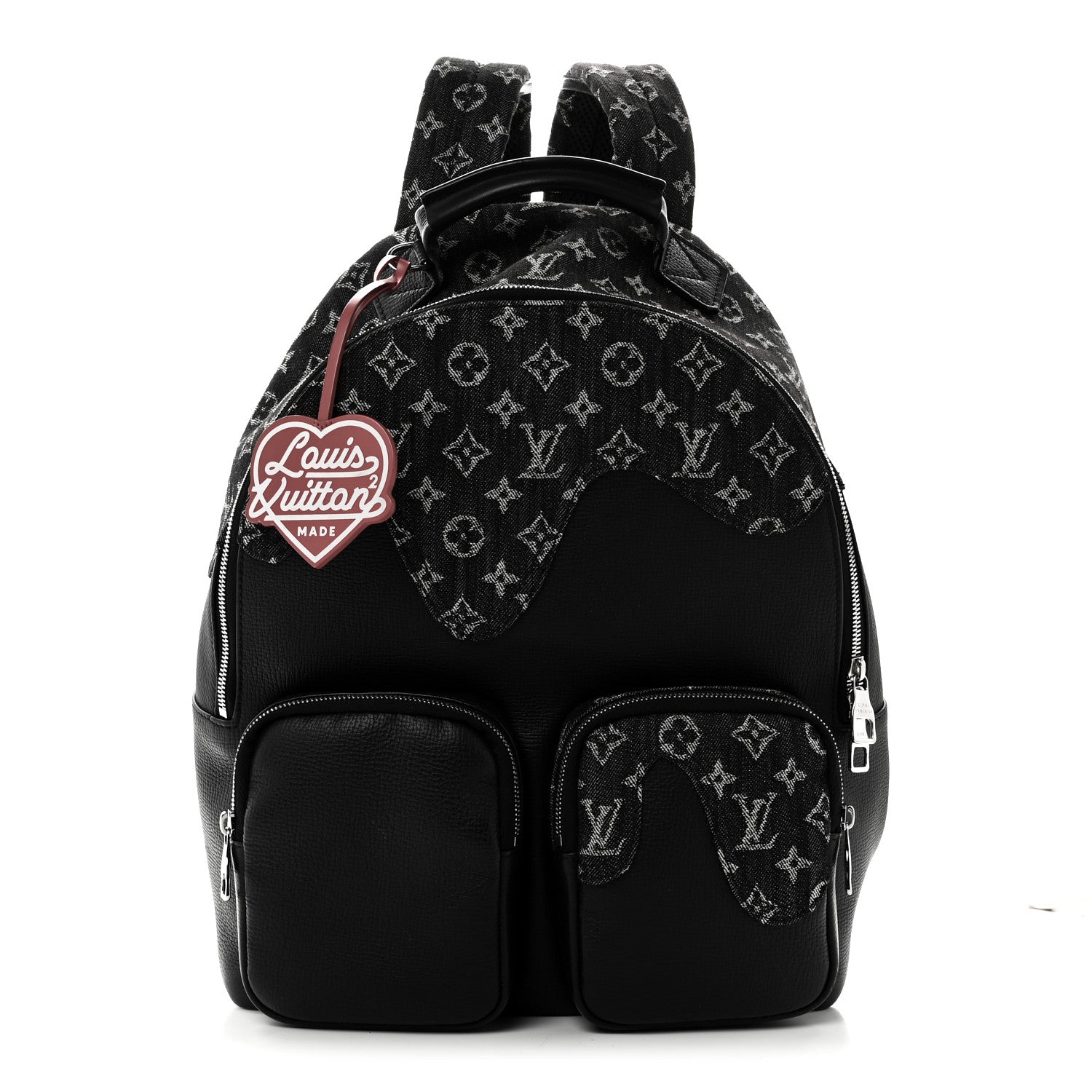 Louis Vuitton x NIGOLOUIS VUITTON x NIGO Taurillon Monogram Denim Drip Campus Backpack Black Black 1 of 9