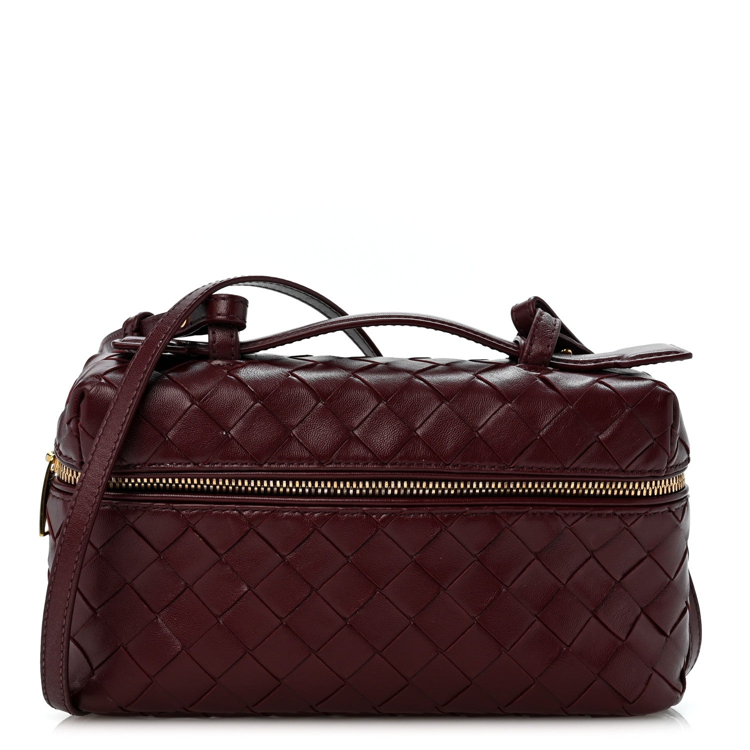 Bottega Veneta Nappa Intrecciato Bang Bang Vanity Case Barolo 1 of 13