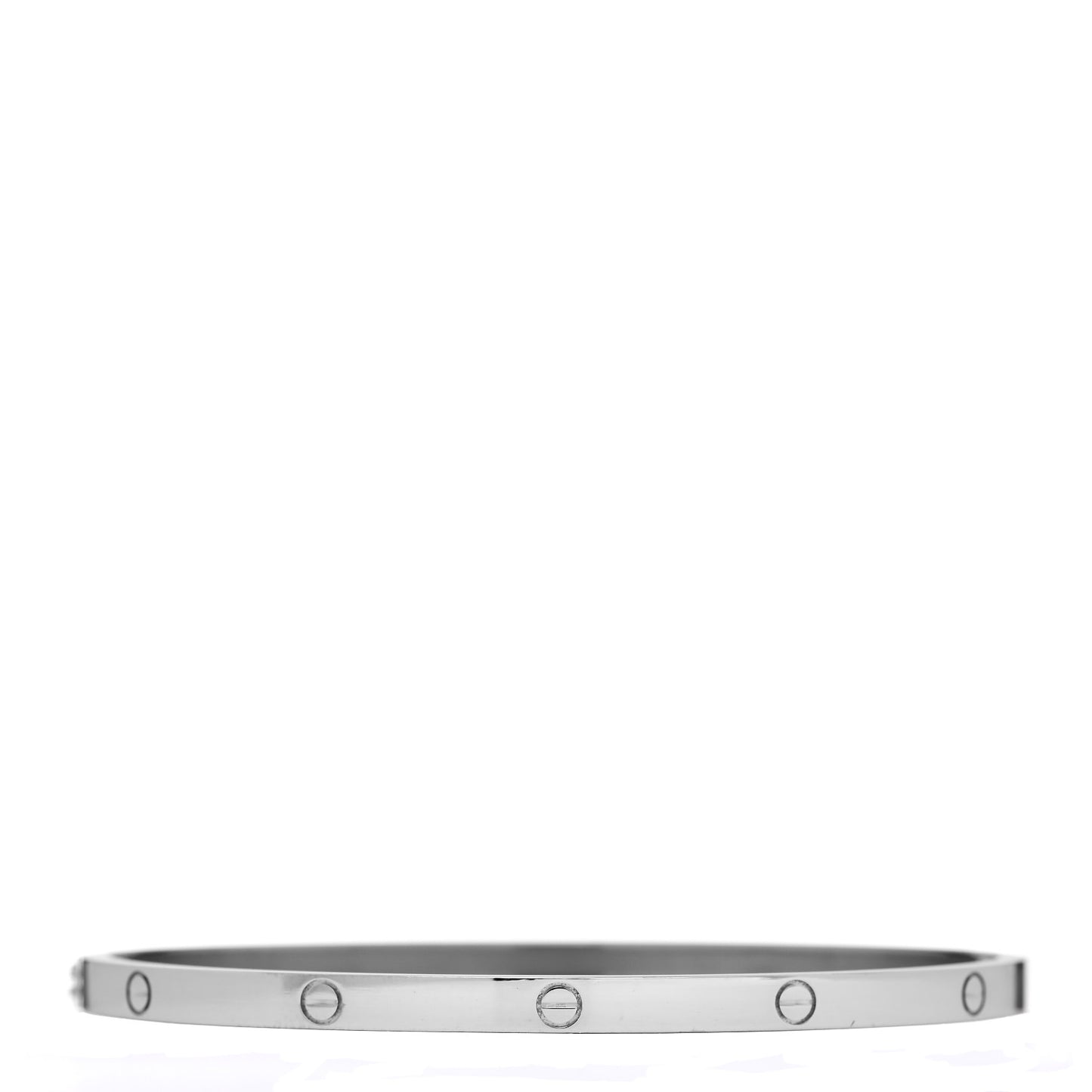 18K White Gold Small LOVE Bracelet 18