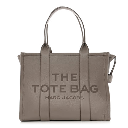 Marc Jacobs Grained Calfskin Large The Tote Bag Taupe 1 of 7