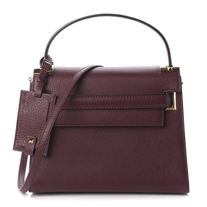 Valentino Garavani Grainy Calfskin Small My Rockstud Frame Bag Rubin 1 of 9