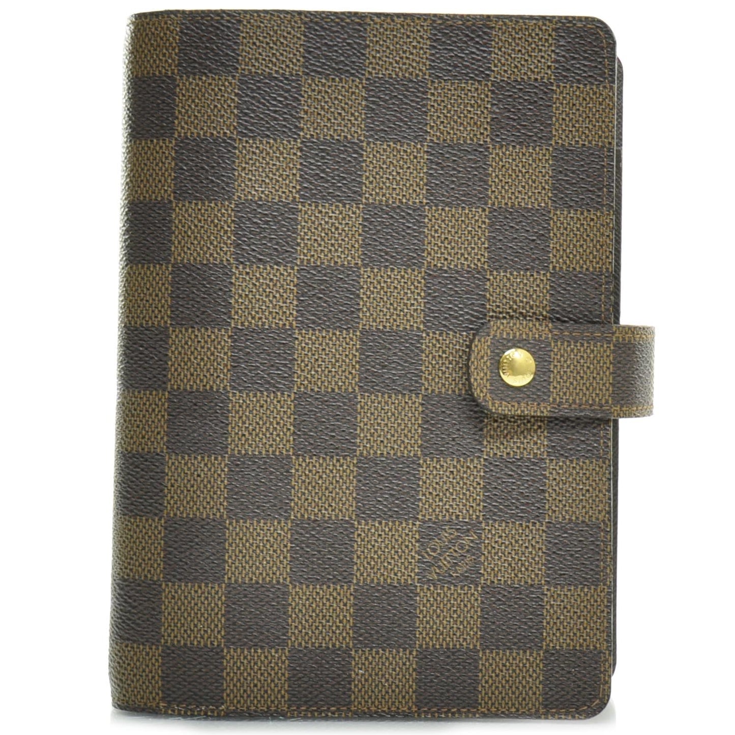 Damier Ebene Medium Ring Agenda Cover