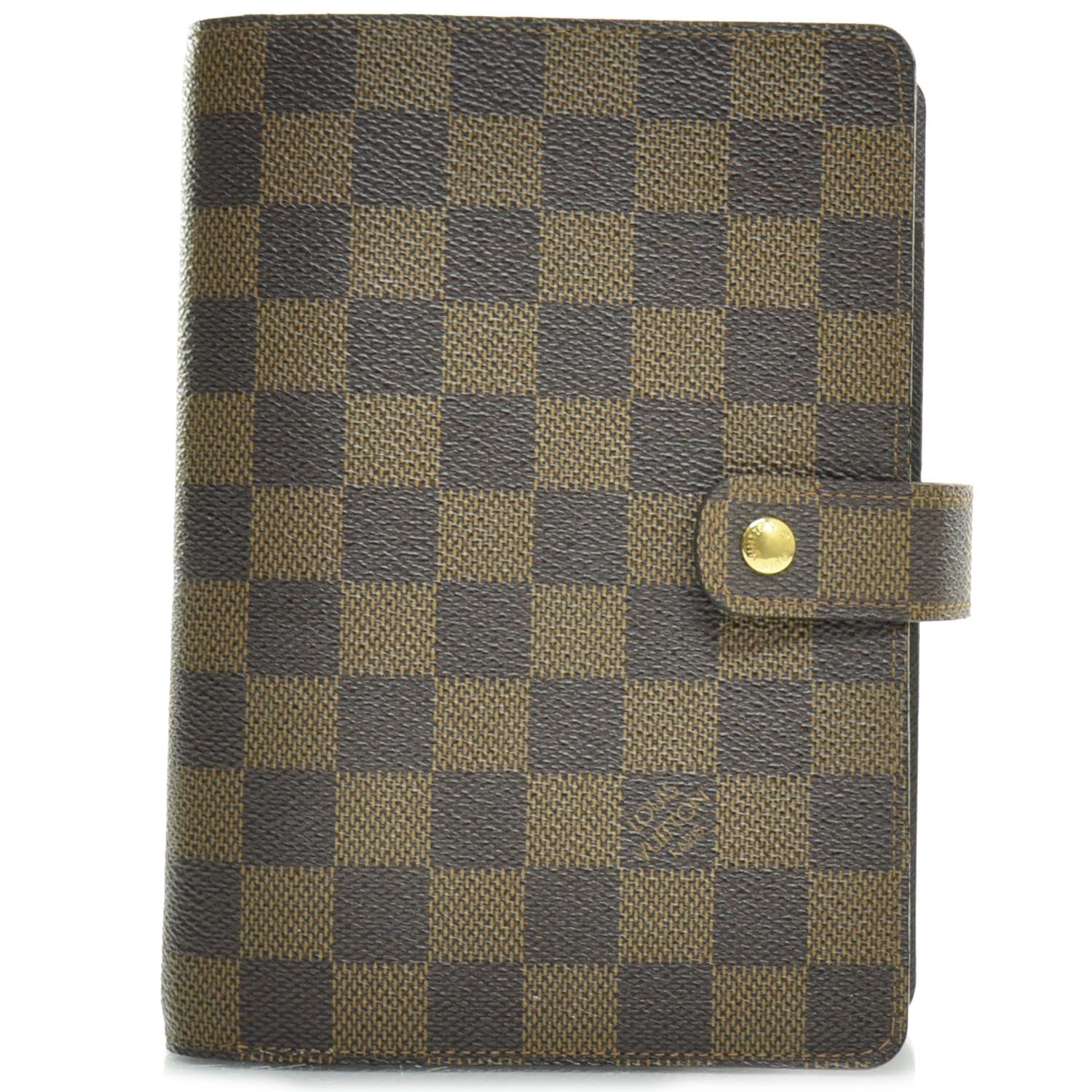 Louis Vuitton Damier Ebene Medium Ring Agenda Cover 1 of 8